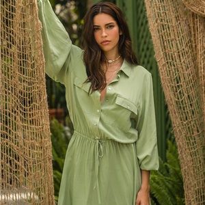 🆕 {L*Space} Amelia Dress in Olive size Small